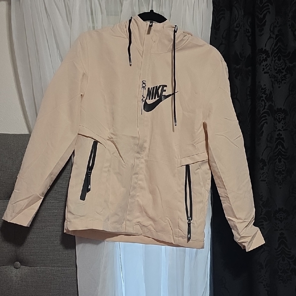 Nike Beige Windbreaker Jacket